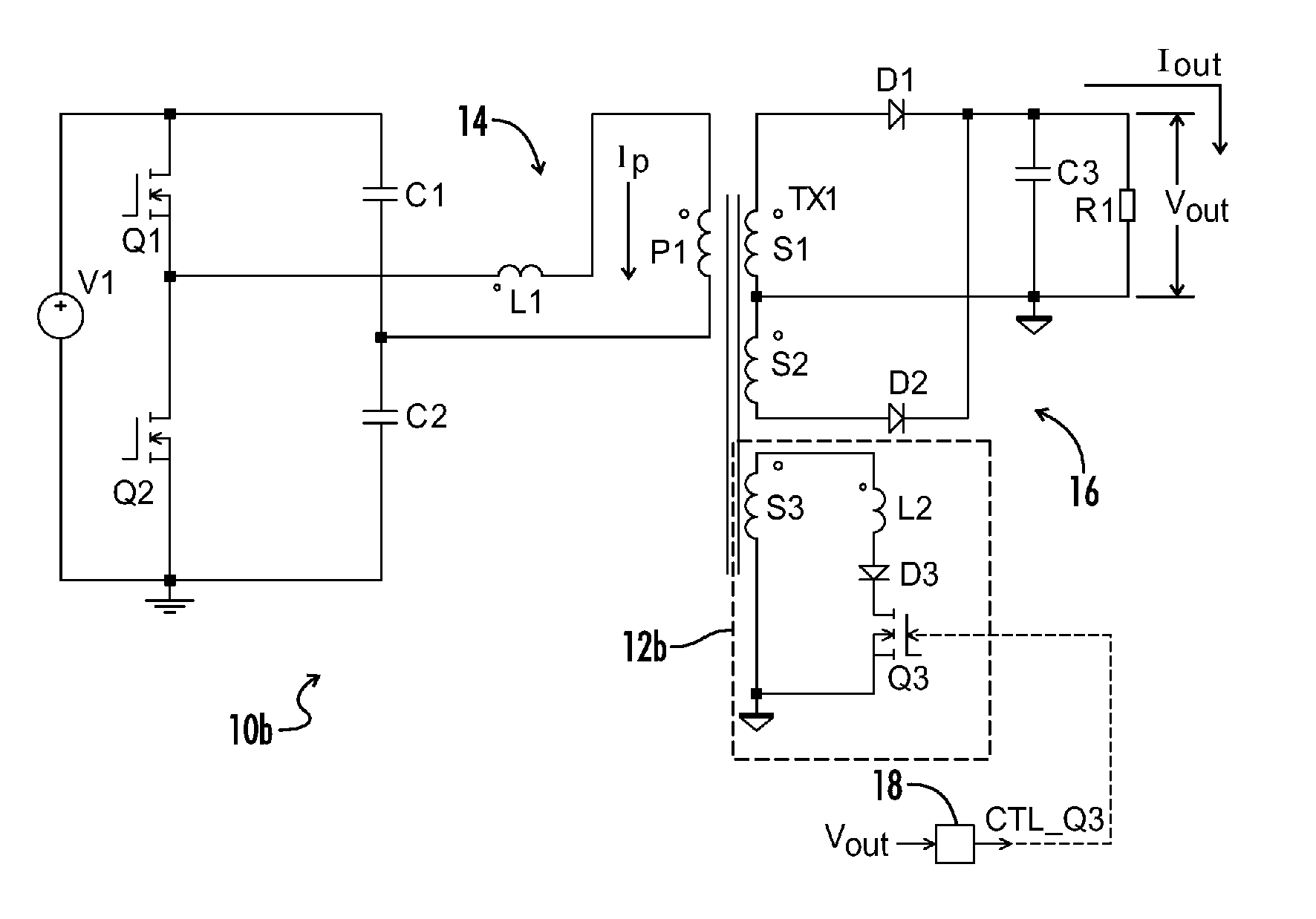 Hold-up time enhancement circuit for llc resonant converter
