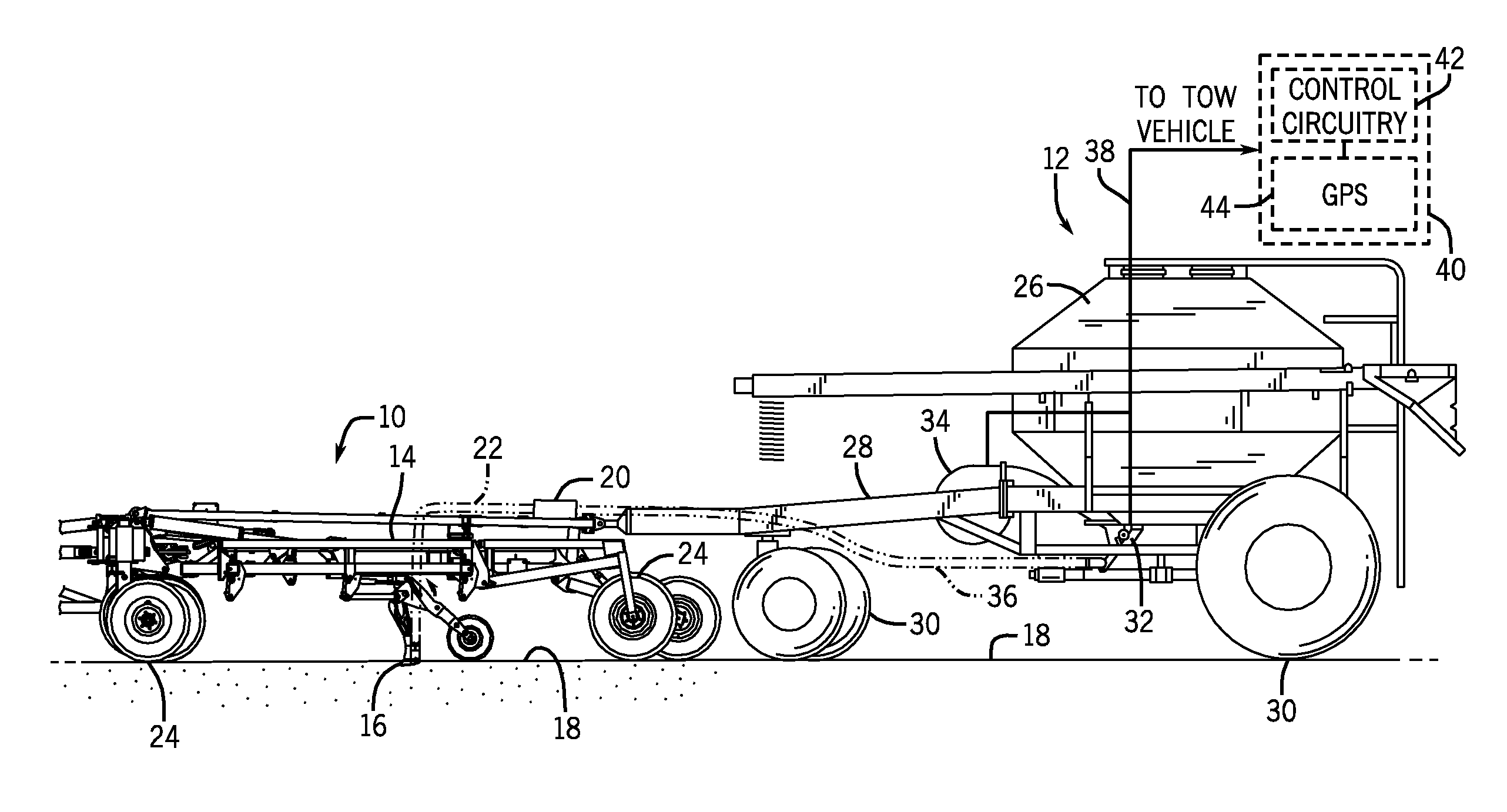 Sectioned metering system and method
