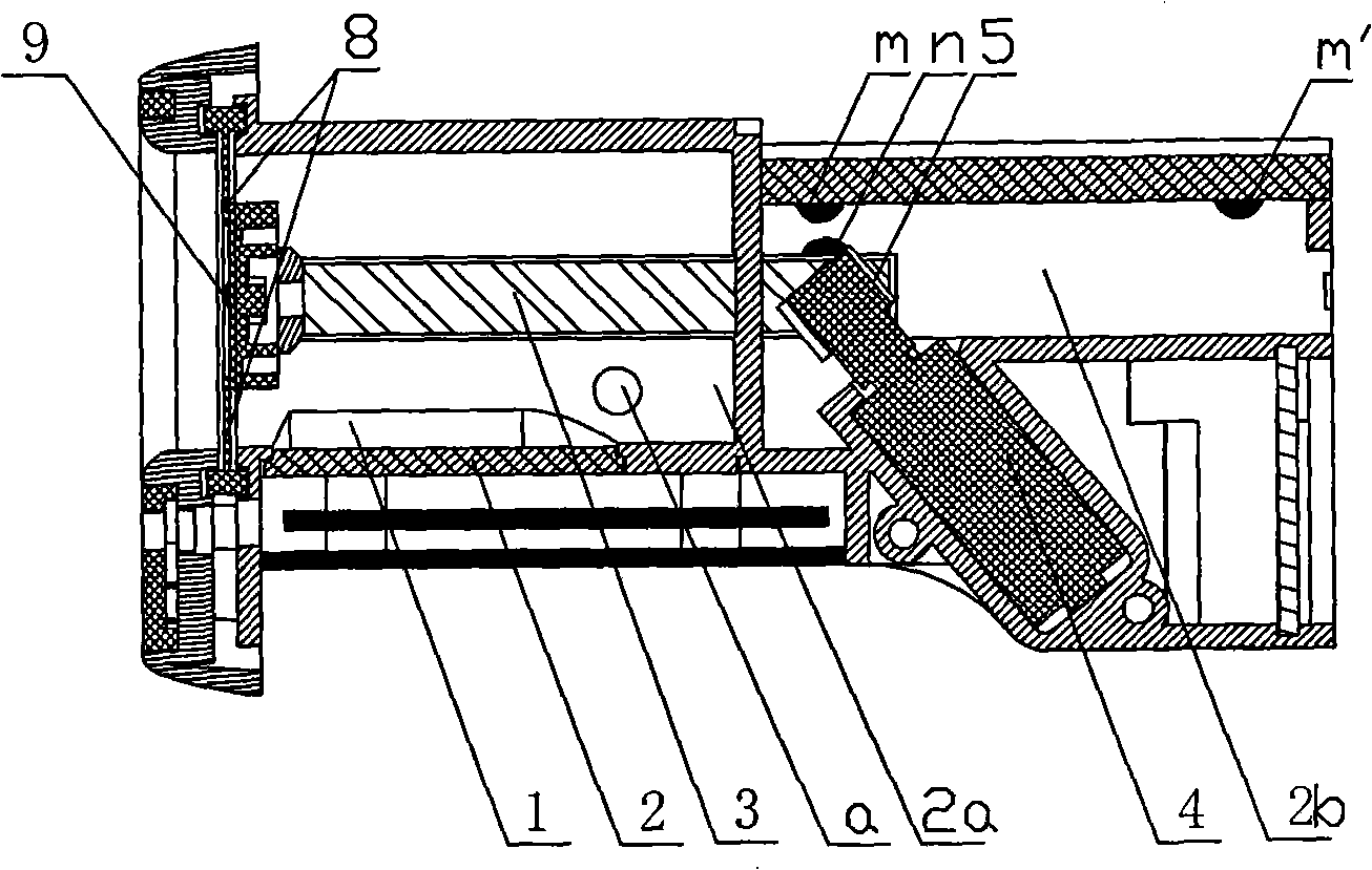 Fully automatic piston type fingerprint sweat collecting chamber