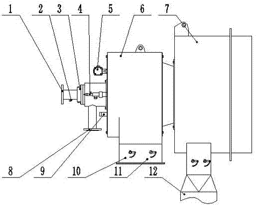 Intelligent natural gas and pulverized coal dual-purpose burner