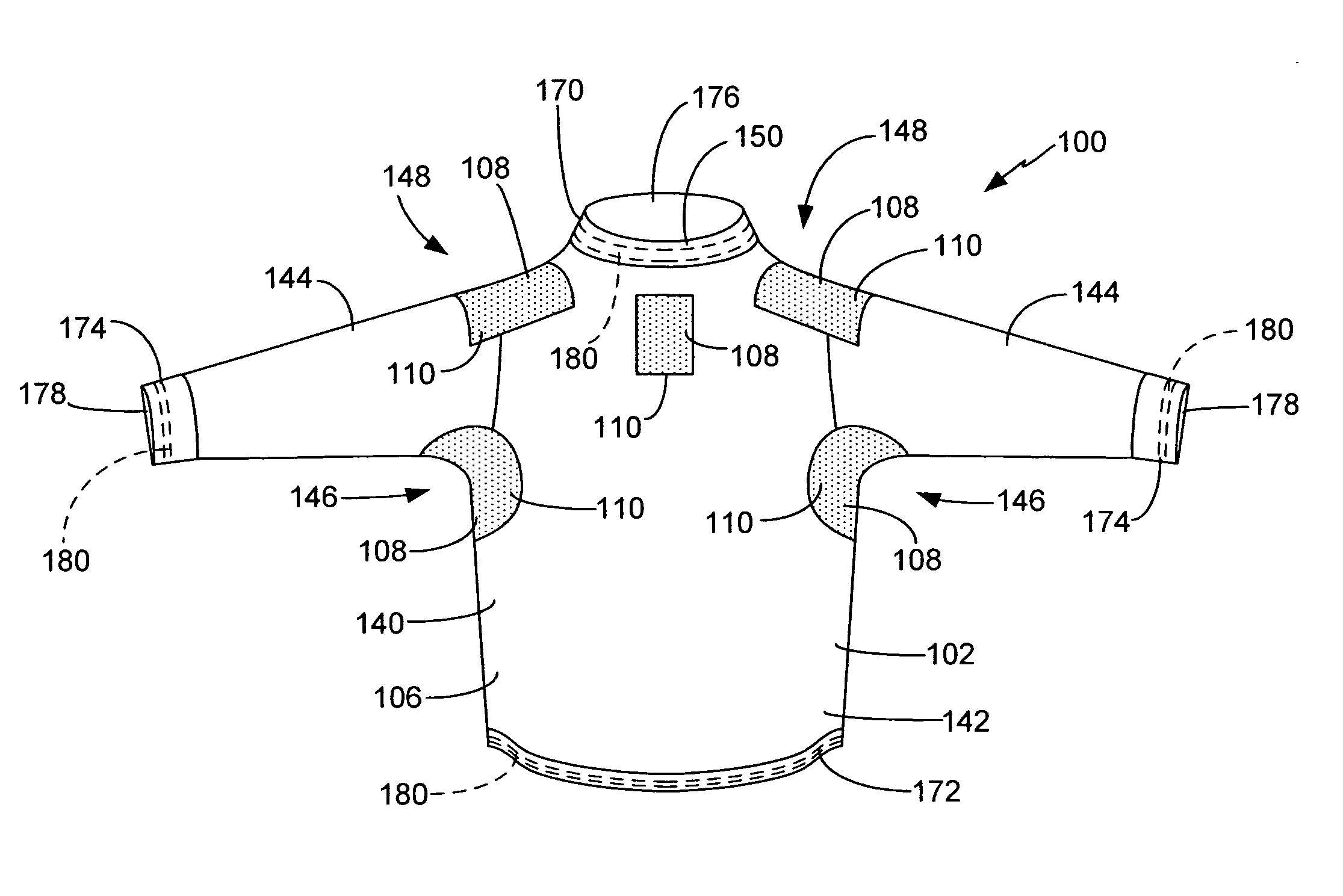 Odor absorbing system and method