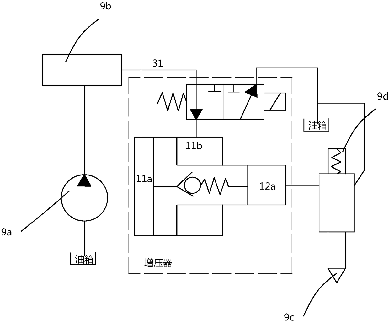 Supercharger and ultrahigh-pressure common rail system with supercharger