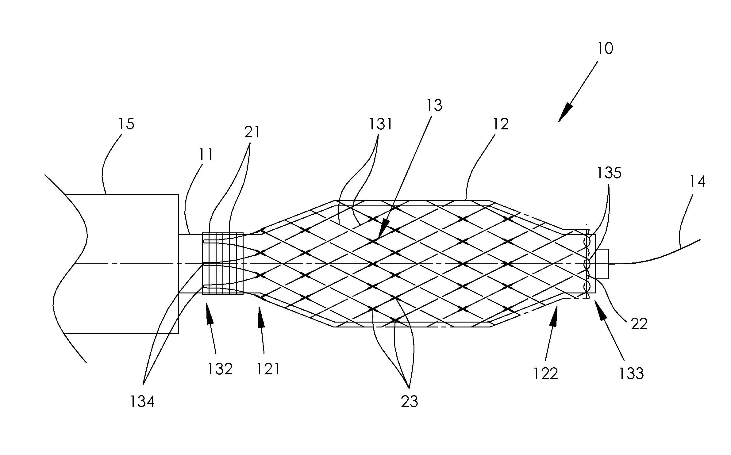 Cutting balloon assembly and method of manufacturing thereof
