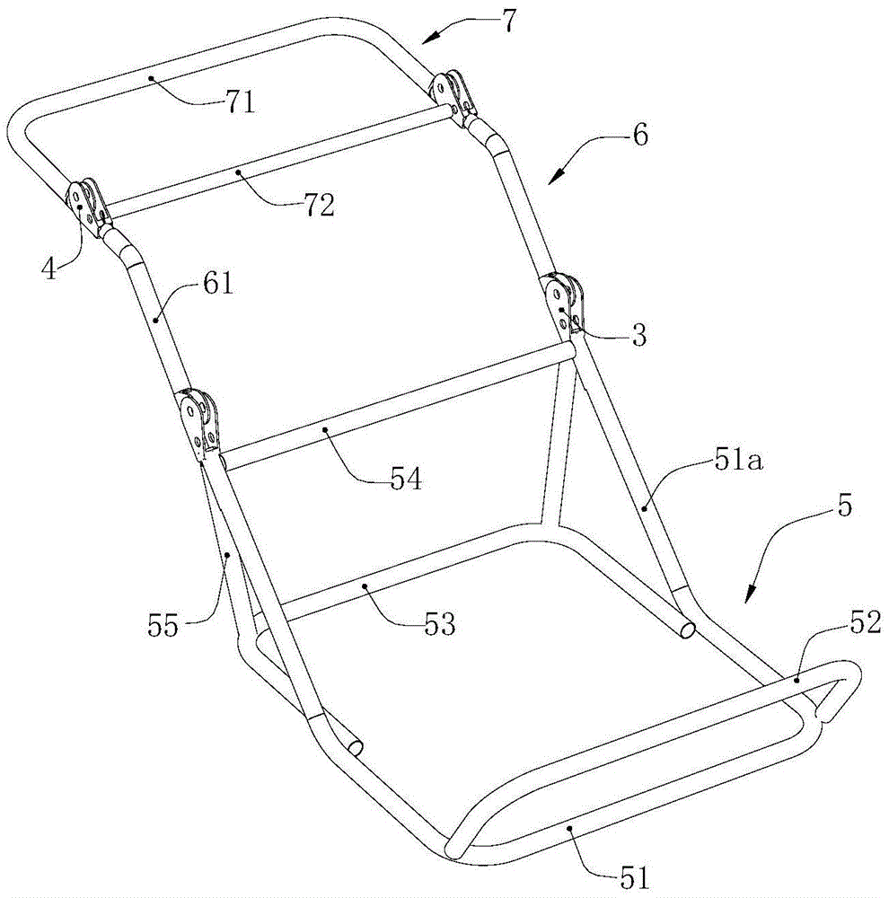 A folding soft-back chair