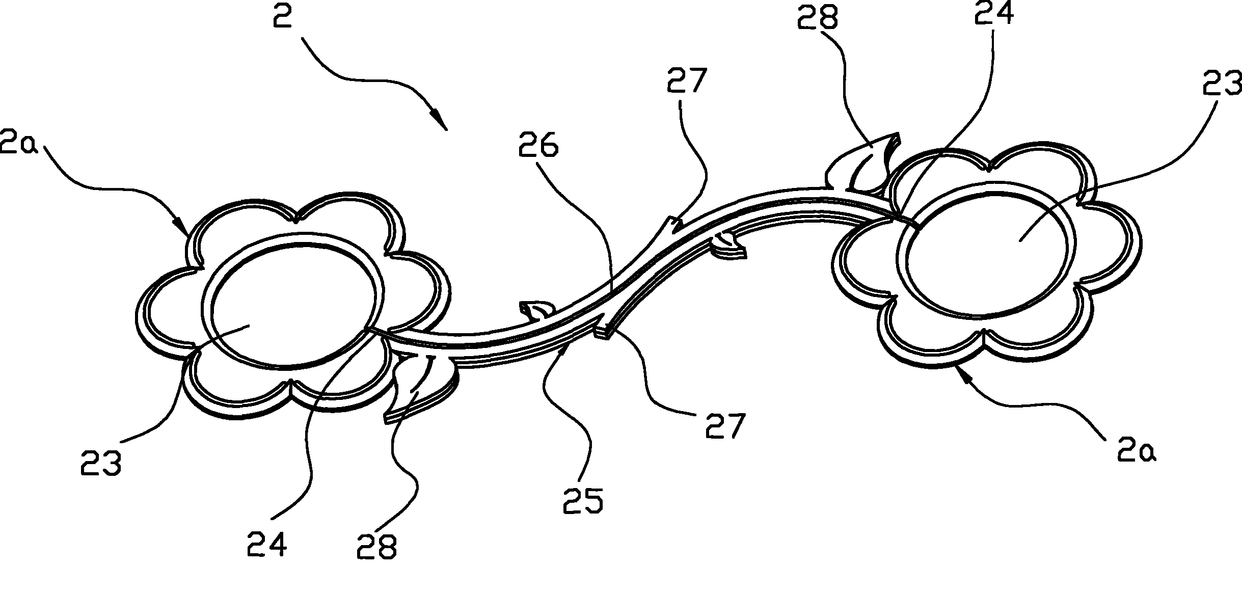 Curtain hanging ring and curtain