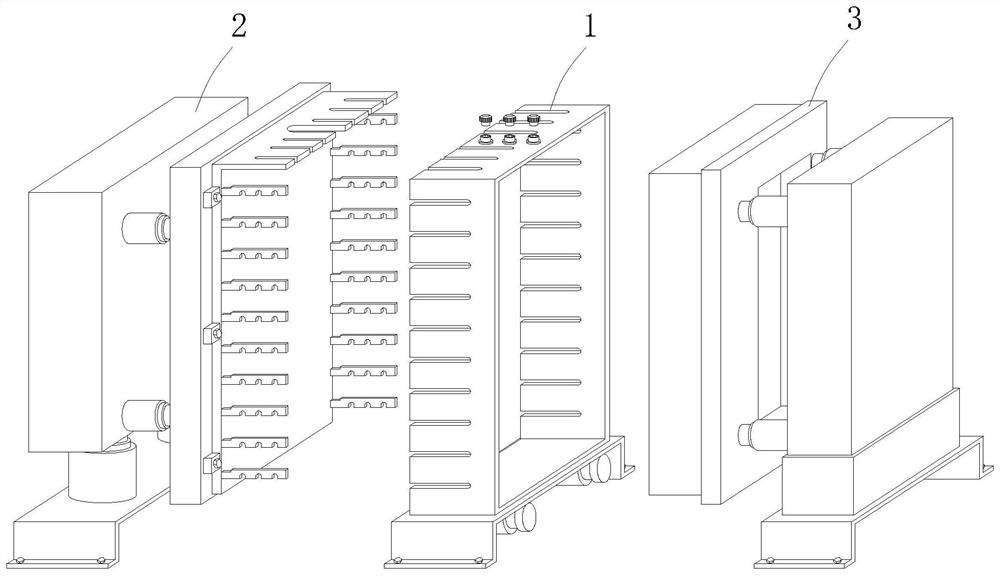 A kind of forming equipment and processing method of high-rise building prefabricated wall panels