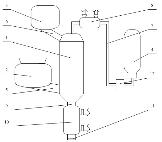 Method and device for recovering sensible heat of blast furnace slag