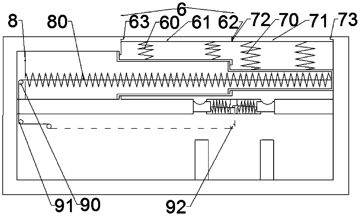 Double-layer retractable socket