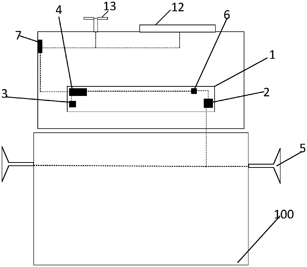 Aerial static water mist haze removing device