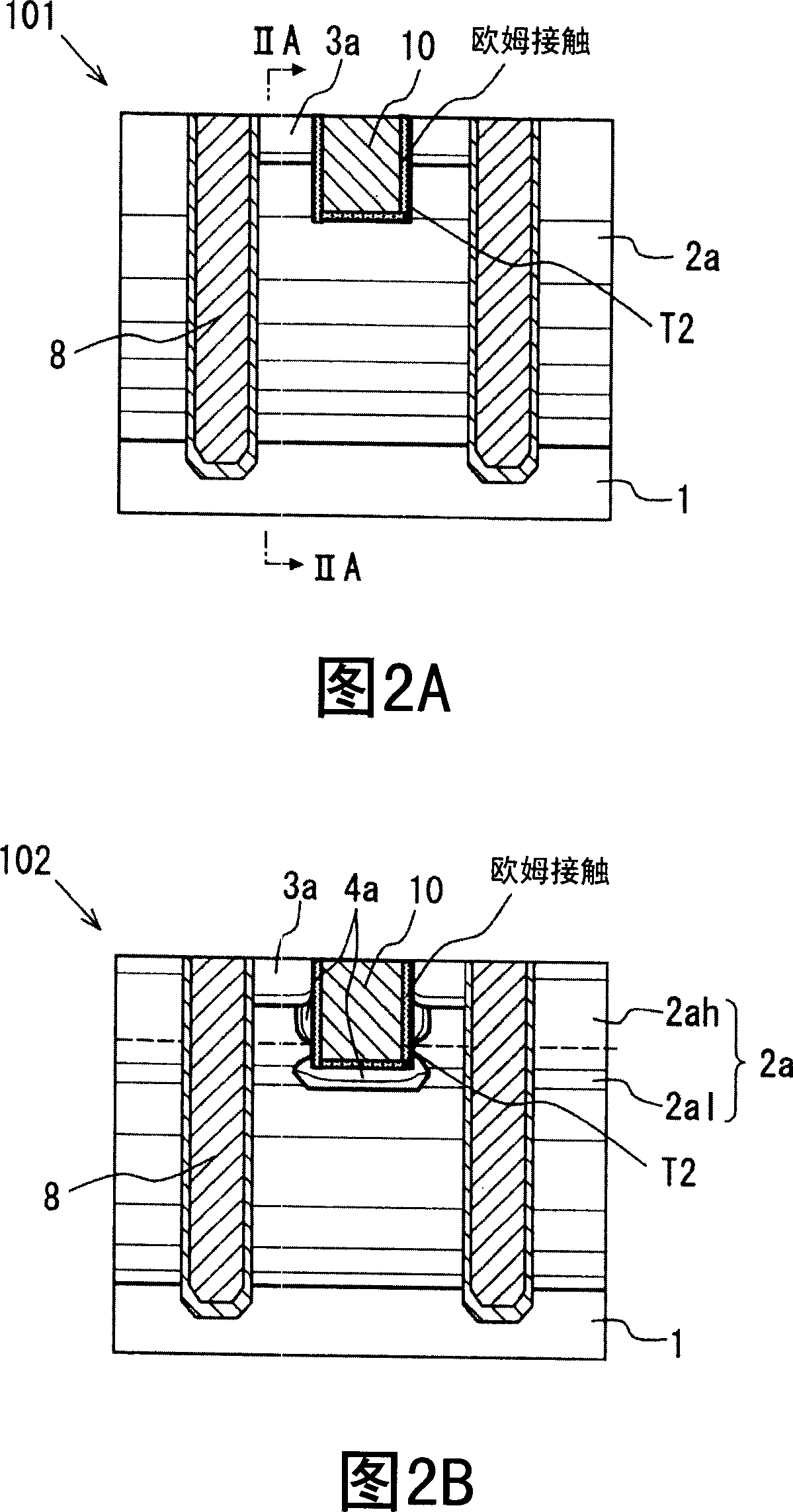 Semiconductor device having IGBT and diode