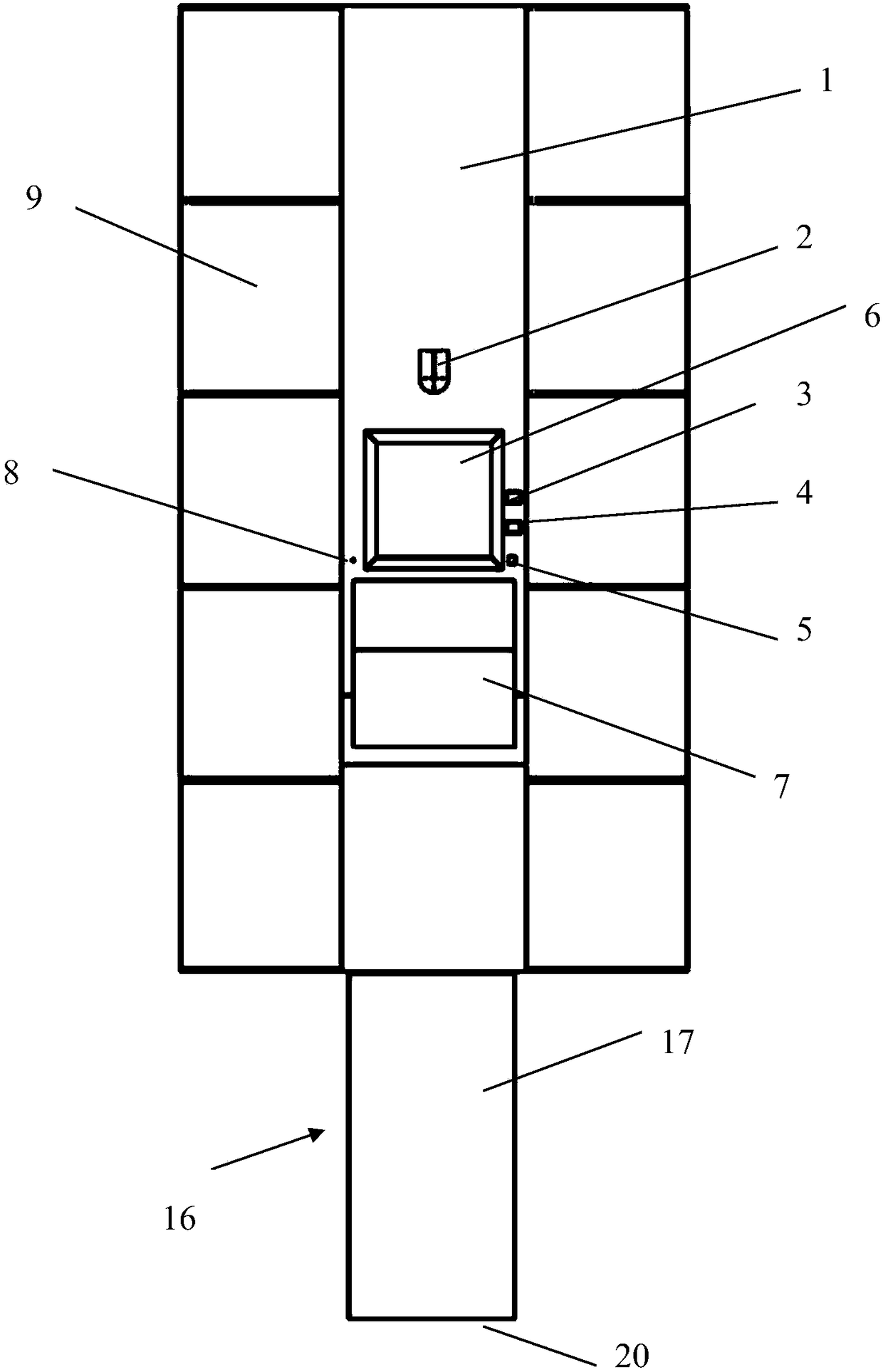 A large express self-service device