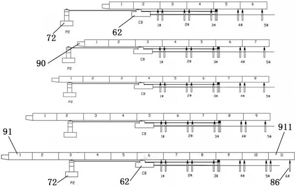 Cable-stayed incremental launching construction method of large-span steel beam