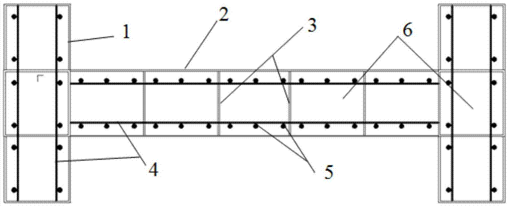 I-shaped multi-cavity double-steel-plate shear wall with built-in steel mesh reinforcement and manufacturing method