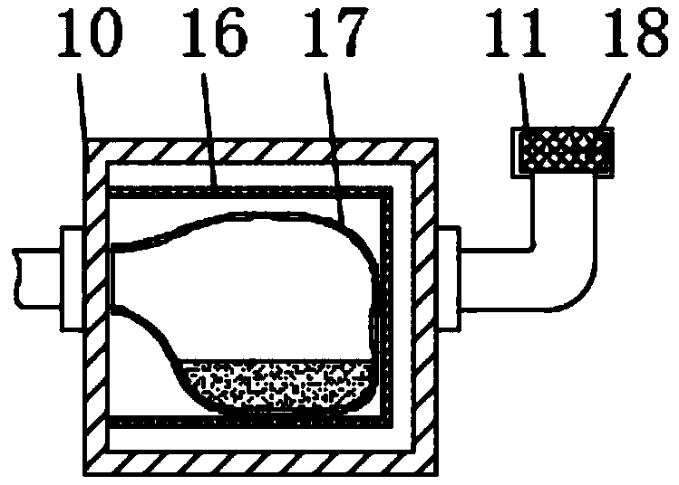 Novel concrete stirring machine with dedusting function