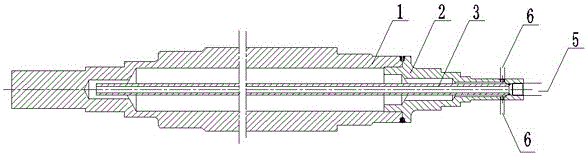 Cooling shaft structure for explosion-proof motor