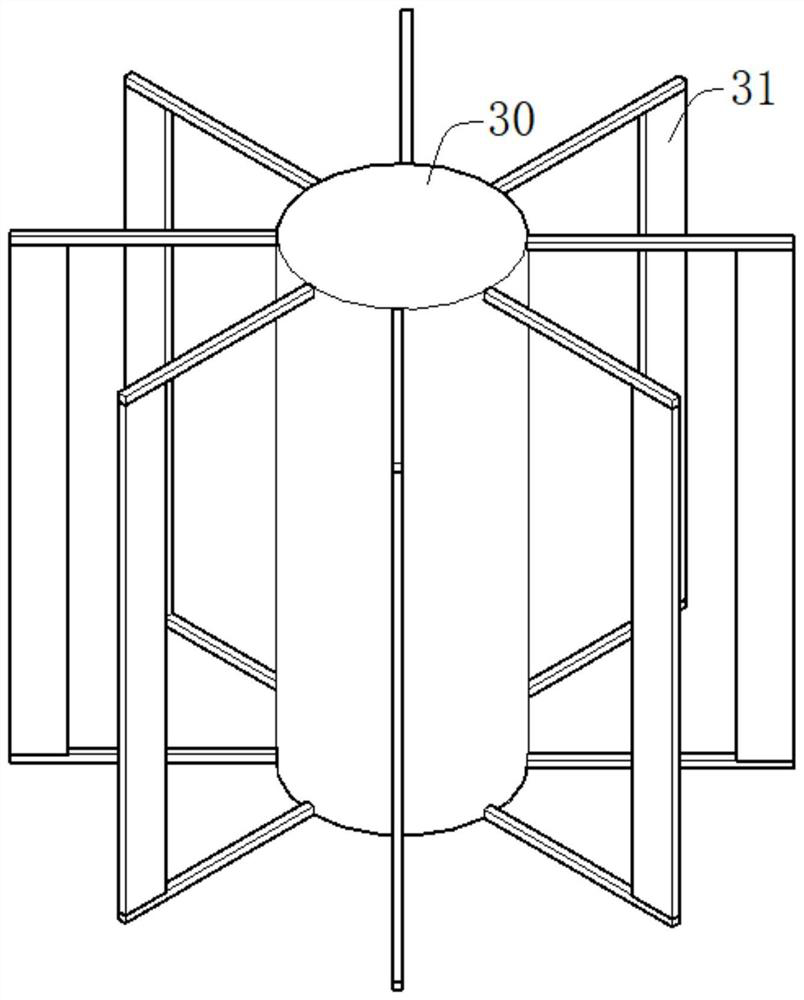 Cold and hot double-mixing blast furnace liquid slag cutting and crushing device