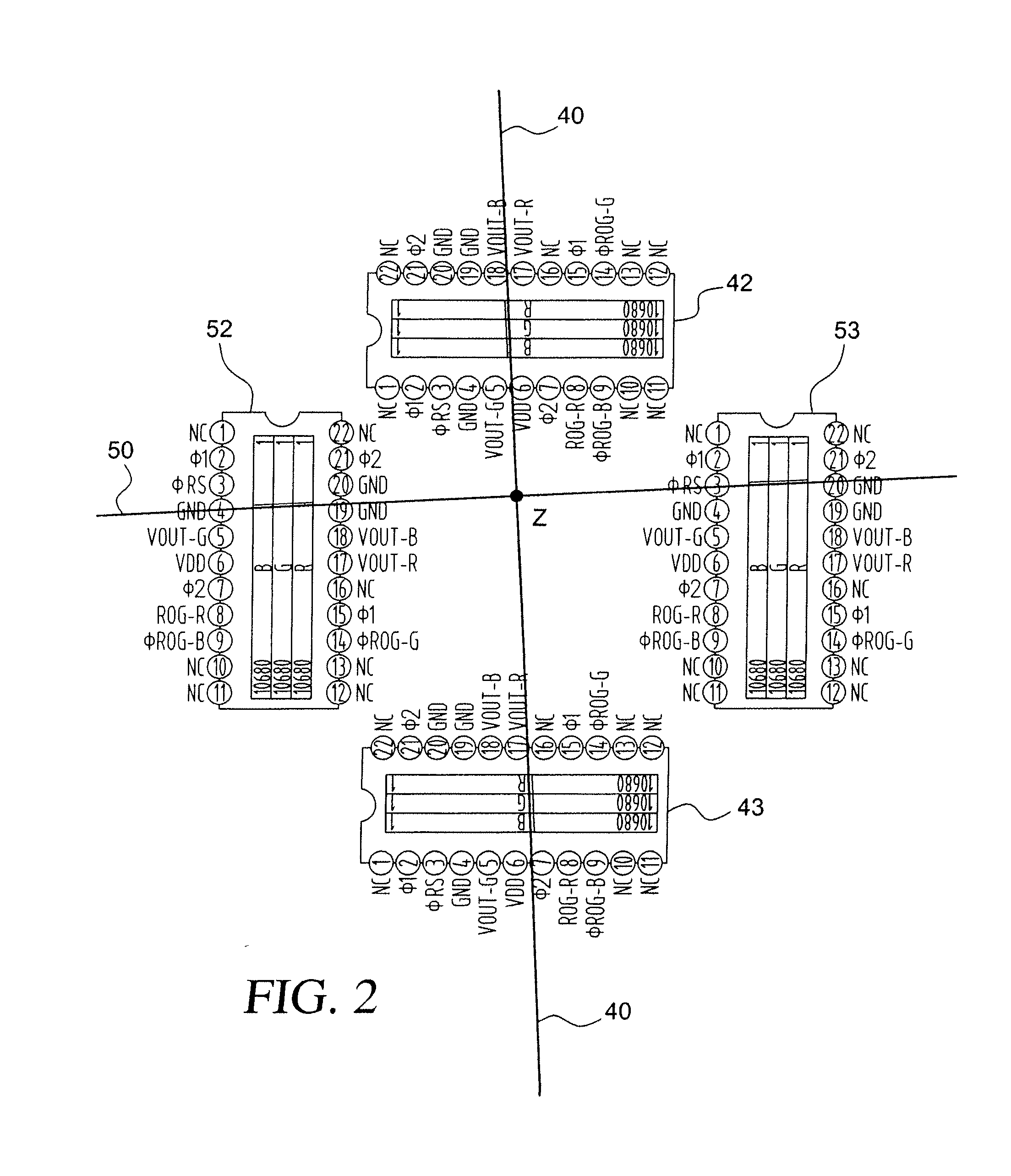 Device and process for quantitative assessment of the three-dimensional position of two machine parts, shafts, spindles, workpieces or other articles relative to one another