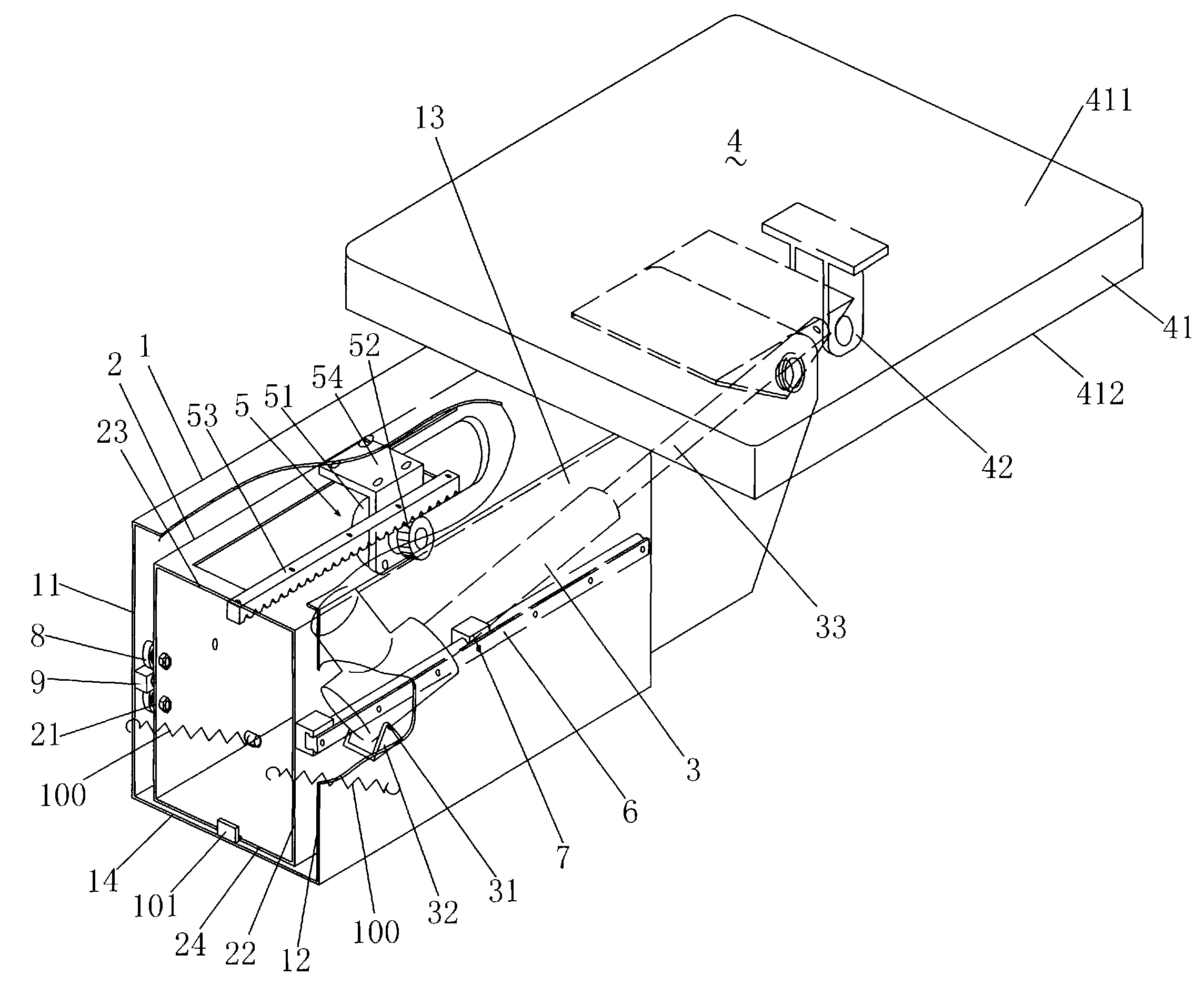 Platform telescoping mechanism