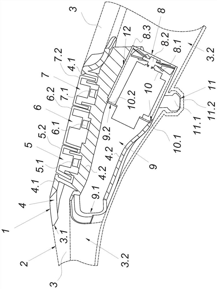 Operator control unit for a steering wheel, and steering wheel having the same