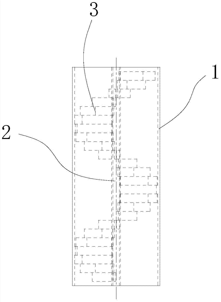 Energy dissipation flood discharging device