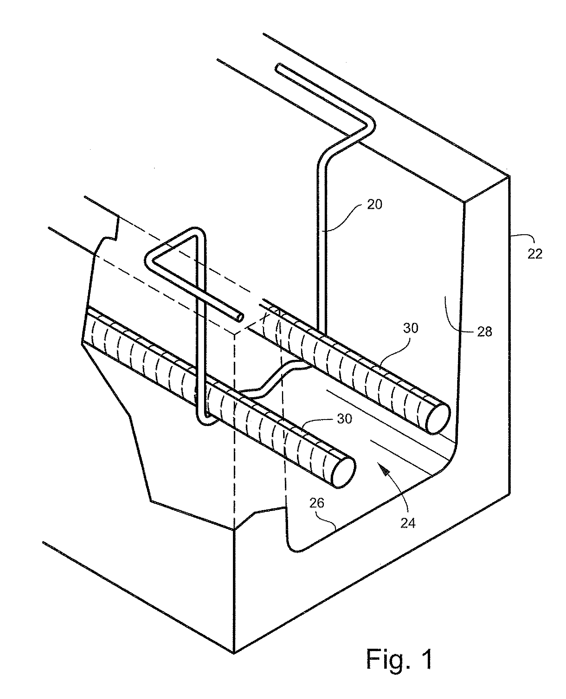 Bond beam rebar positioner