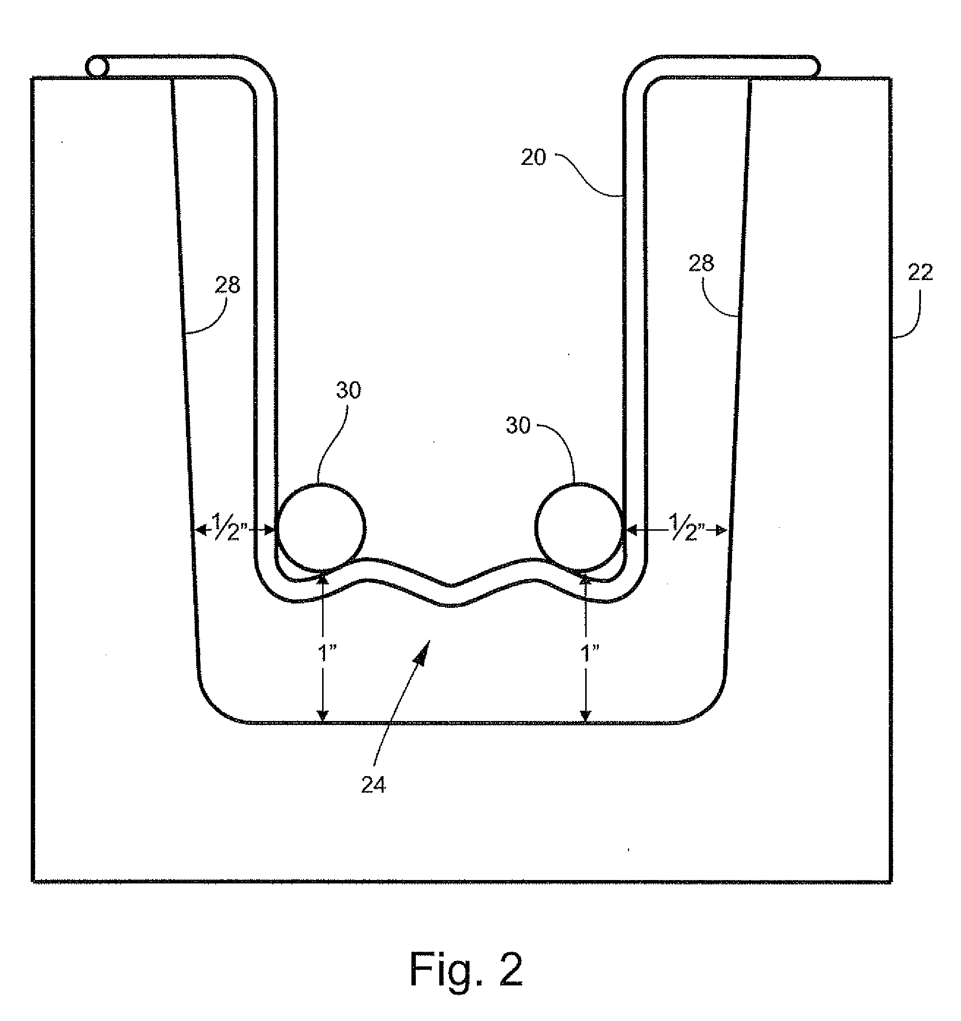 Bond beam rebar positioner