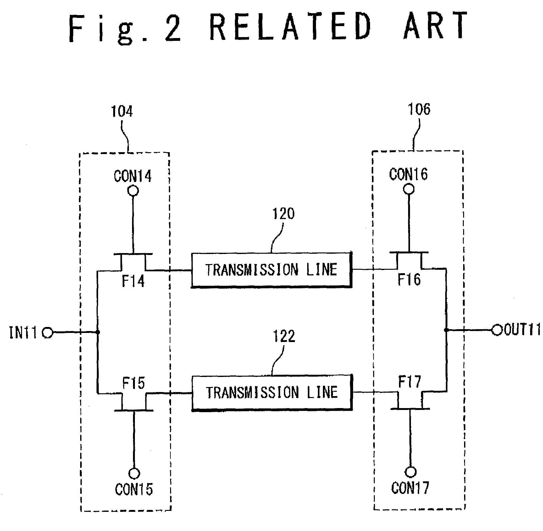 Phase shifter having switchable signal paths where one signal path includes no shunt capacitor and inductor