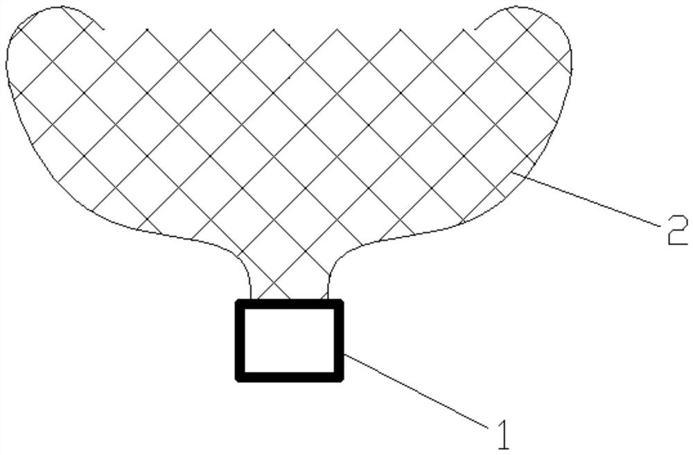 Membrane-covered arterial aneurysm intratumoral blocking device