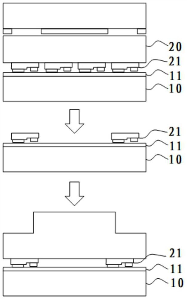 Array substrate and transfer method