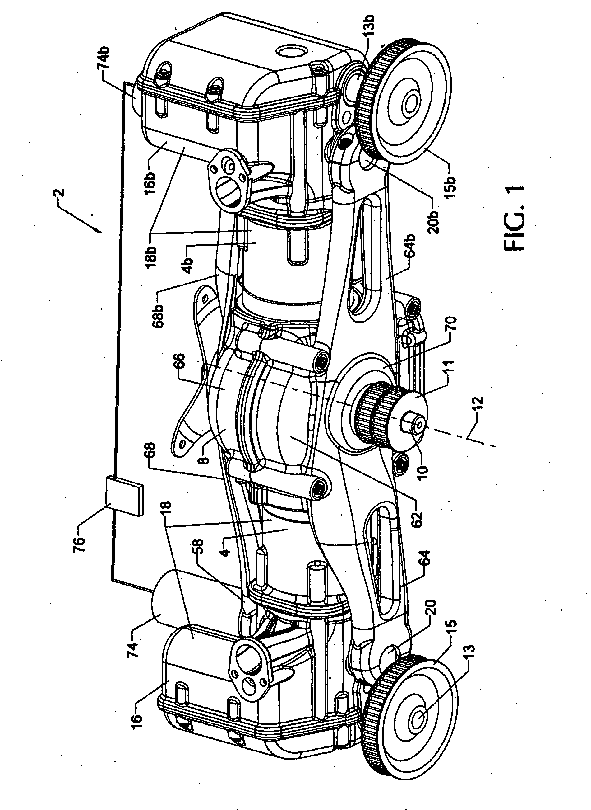 Variable compression ratio engine