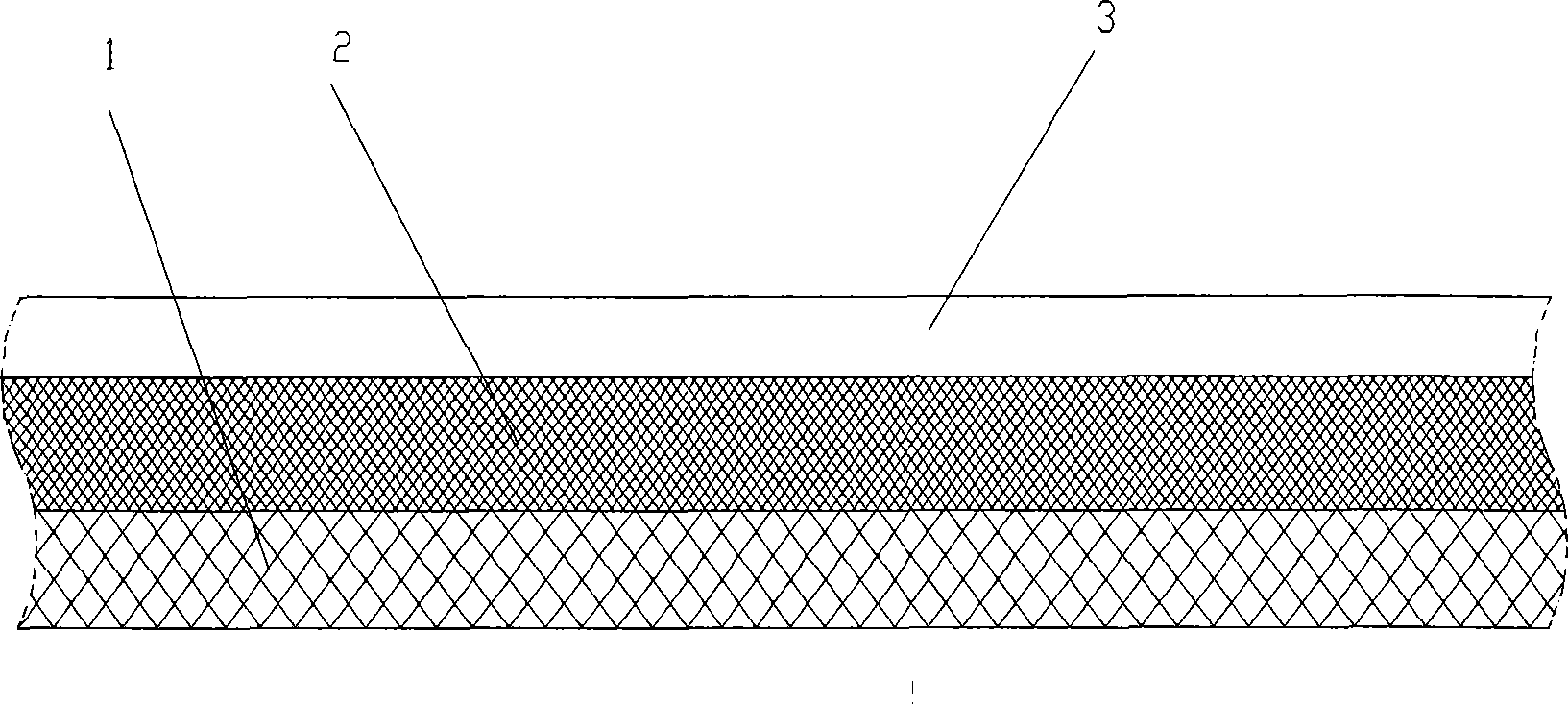 Anti-cicatrix externally used pad pasting containing anti-hypertrophy cell medicament and method for preparing the same