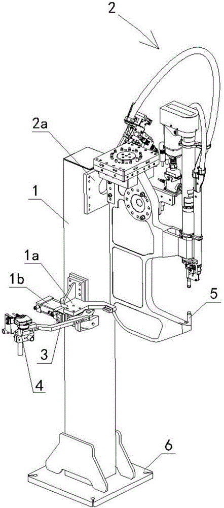 Device for online wear detection of self-piercing riveting gun mold