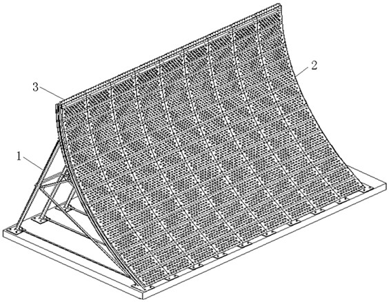 Aircraft engine test run honeycomb noise reduction flow guide screen and using method