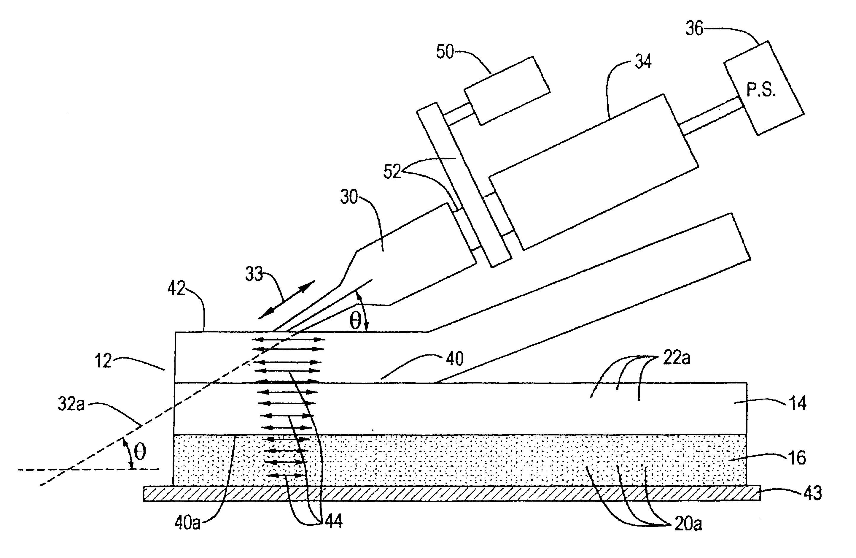 Ultrasonic method of fabricating a thermosetting matrix fiber-reinforced composite structure and the product thereof