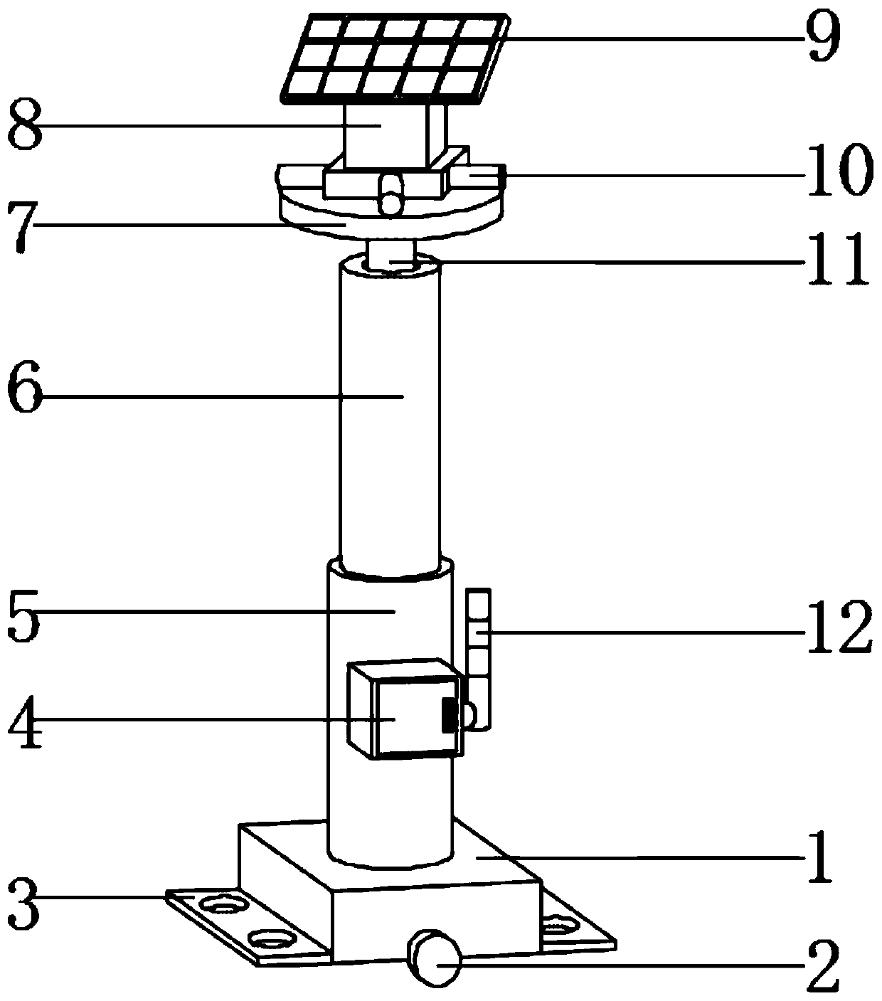 A distributed photovoltaic power station monitoring device