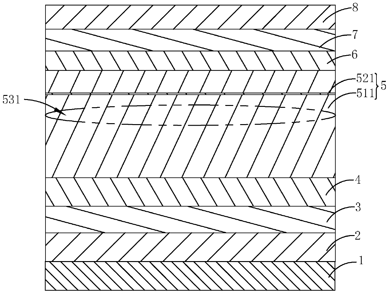 Phosphorescent OLED device and manufacturing method thereof