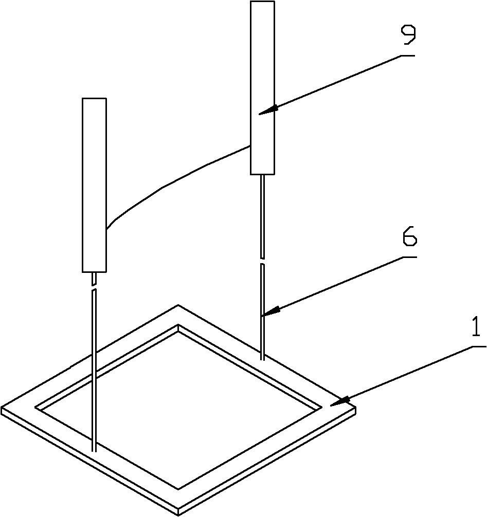 Double-cavity thermal field of crystal silicon ingot casting furnace and control method thereof