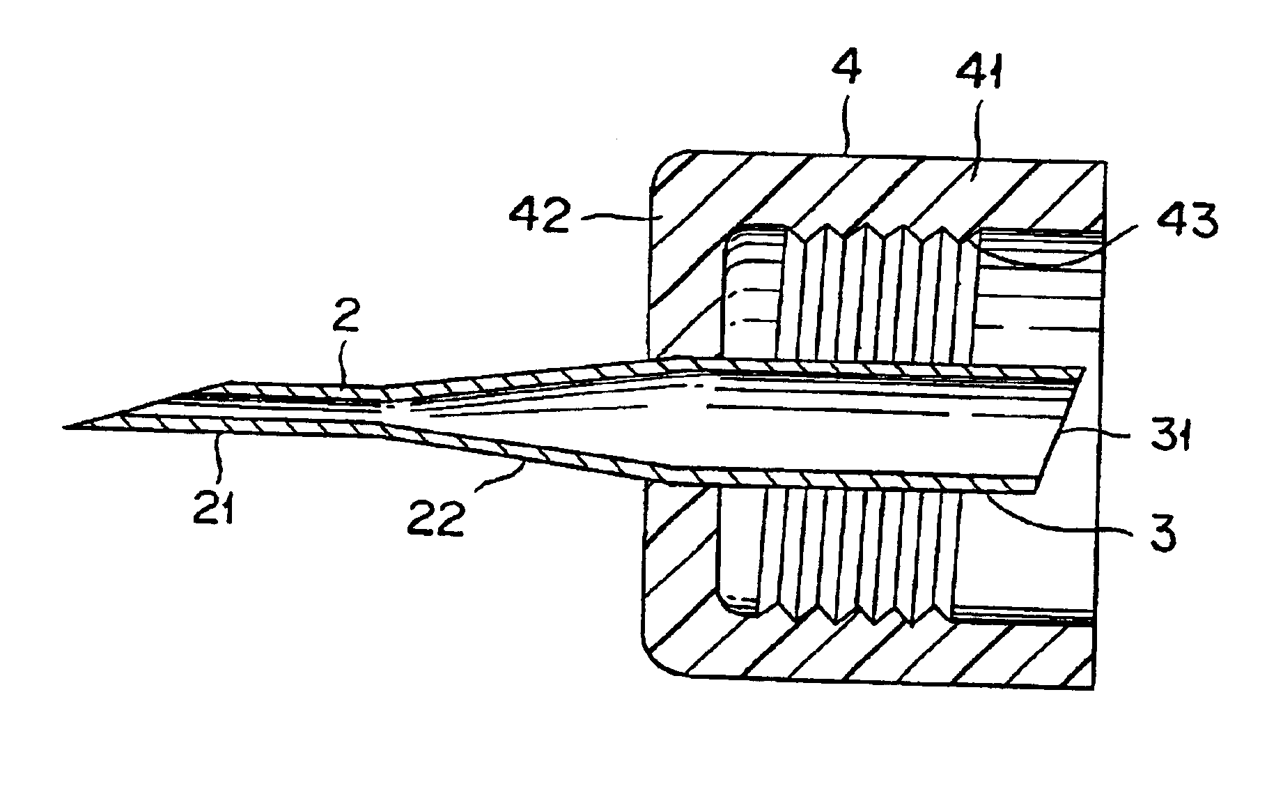 Injection needle and injection apparatus