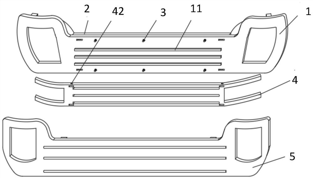 Automobile bumper and bumper guard plate