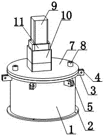 Fluorescence ink stirring device for printing