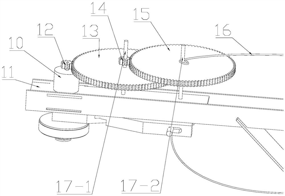 Single-motor-driven reversible gyroscope delayed release and using method thereof