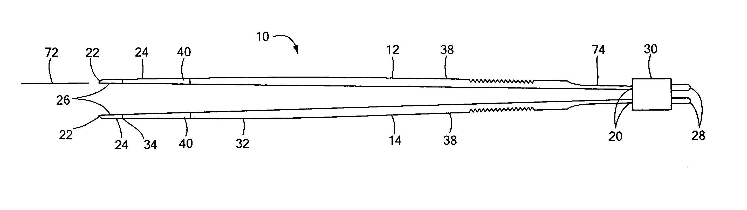 Electrosurgical forceps with composite material tips