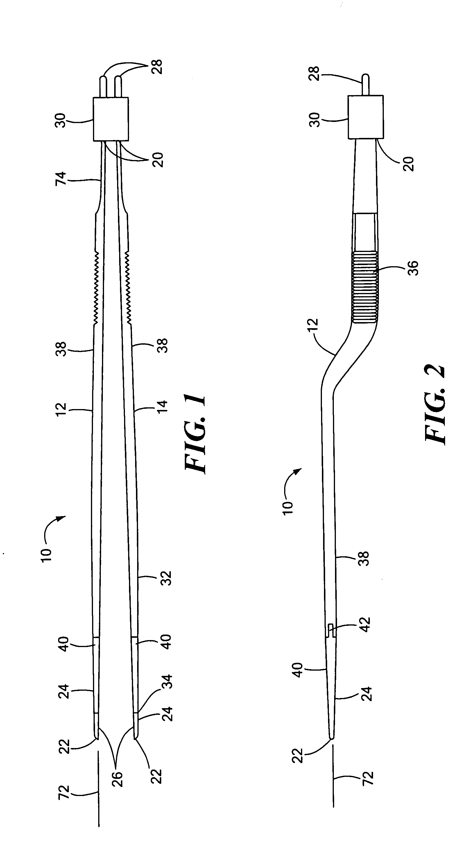 Electrosurgical forceps with composite material tips