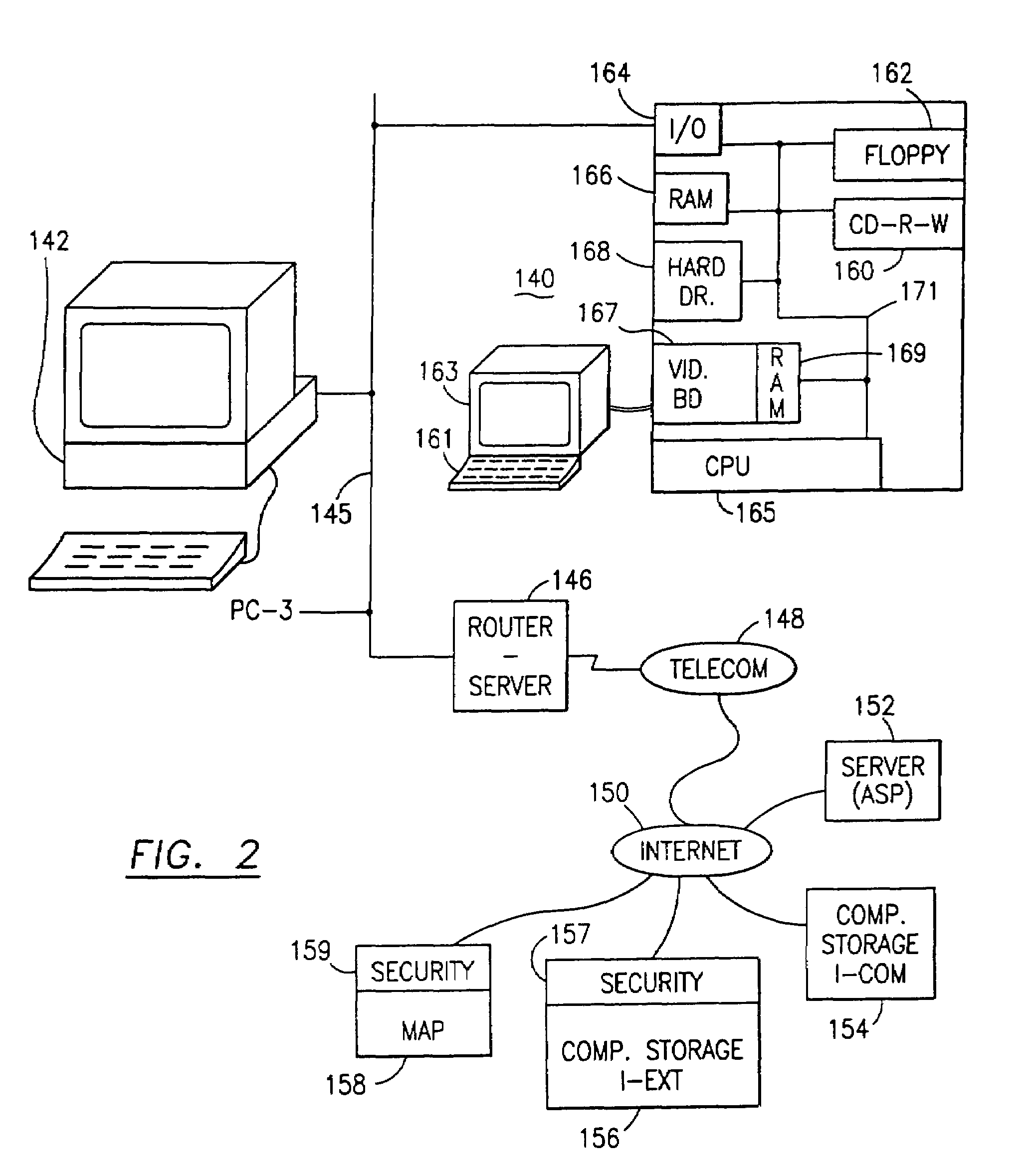 Data security system and method associated with data mining