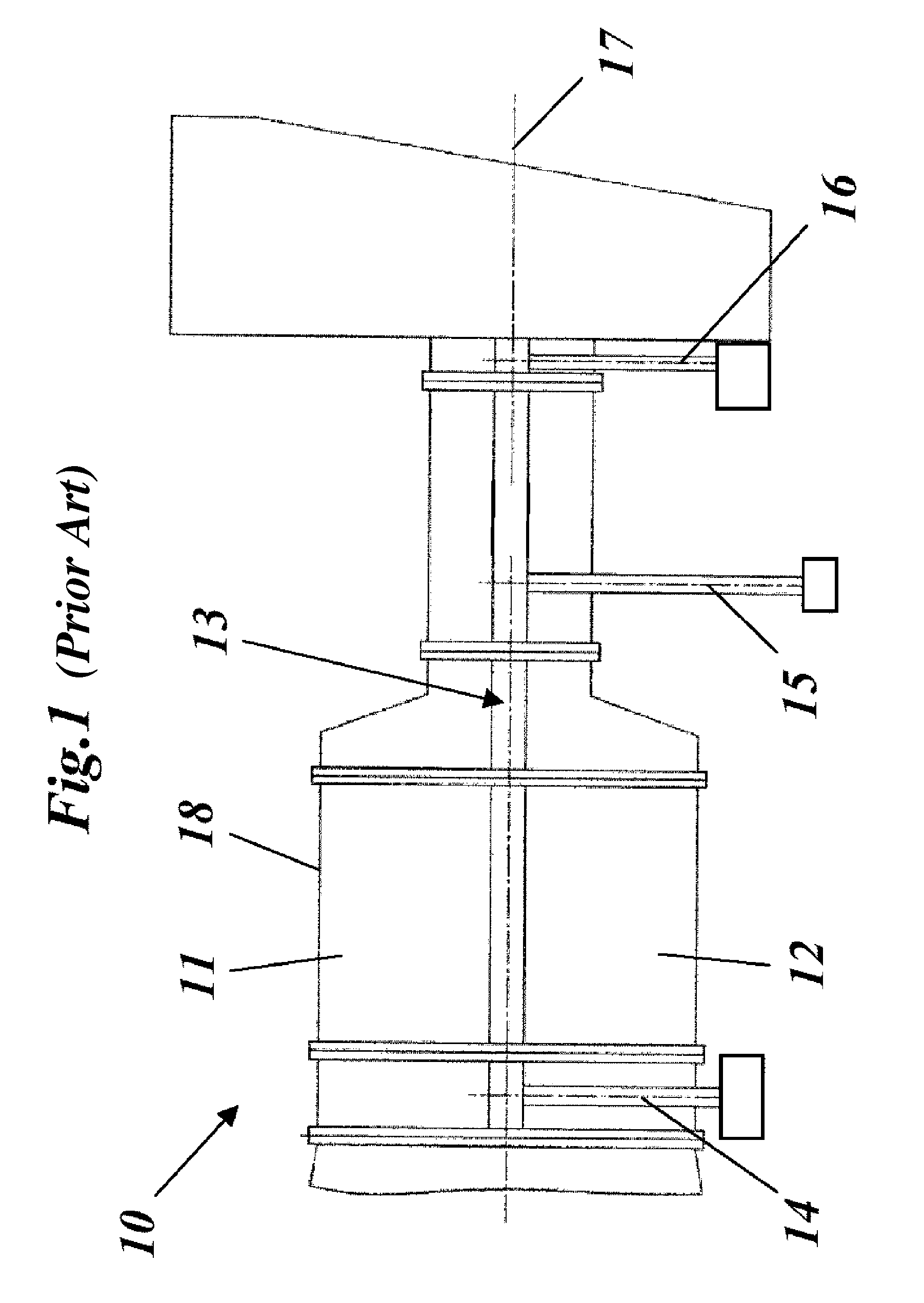 Support for a turbine