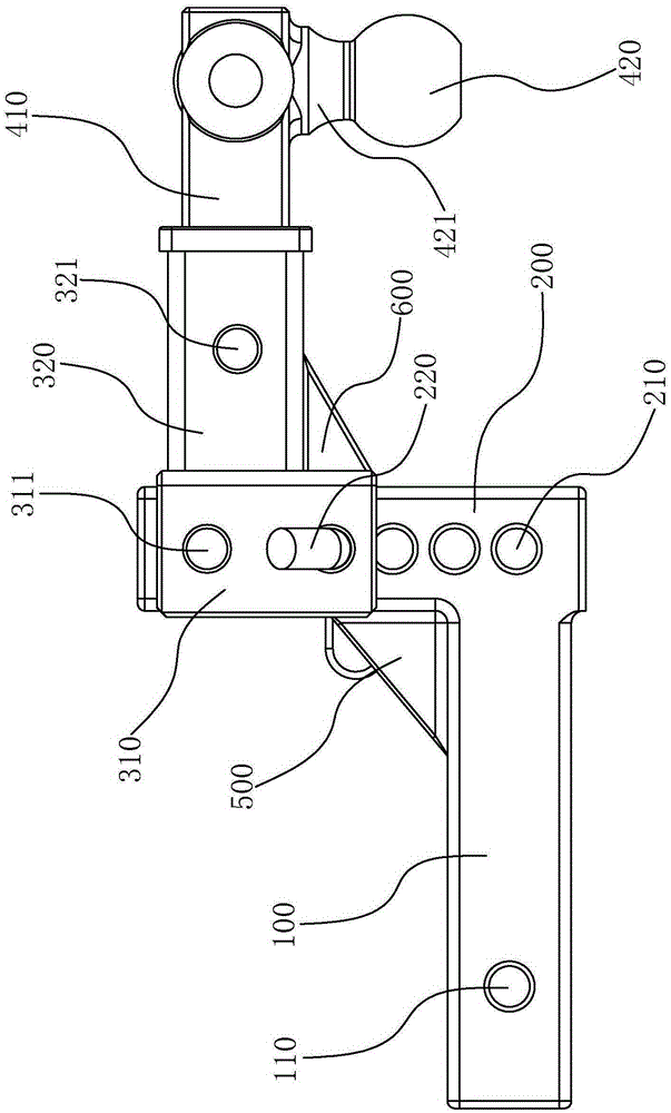 Adjustable trailer device