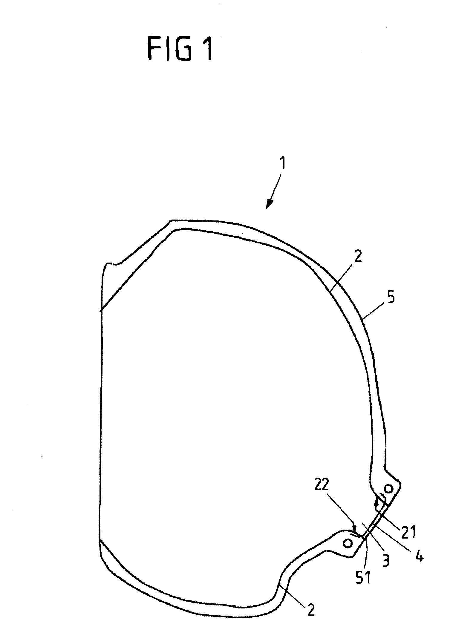 Vehicle occupant restraint system comprising an inflatable gas bag
