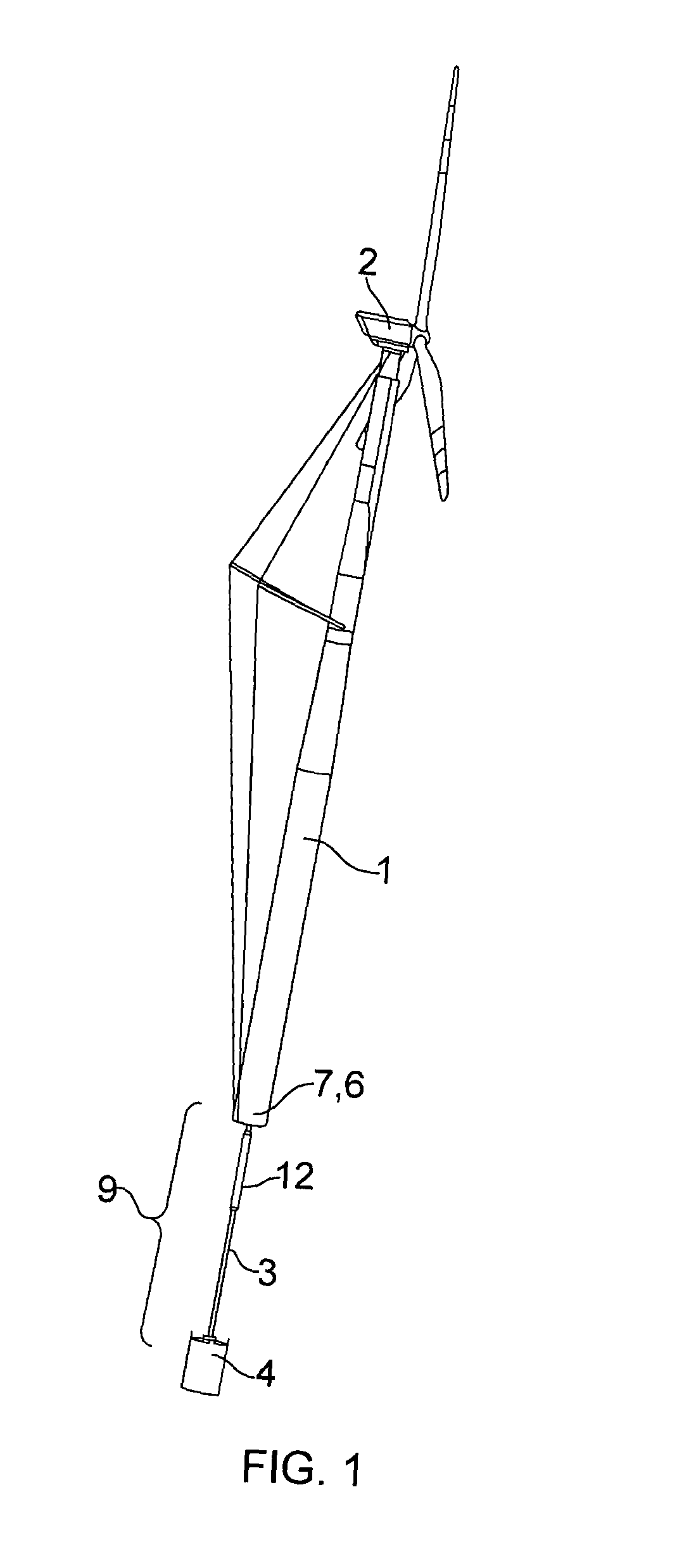 Offshore wind turbine generator connection arrangement and tower system