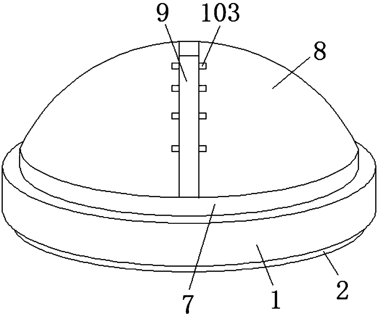 Operative locating guiding device