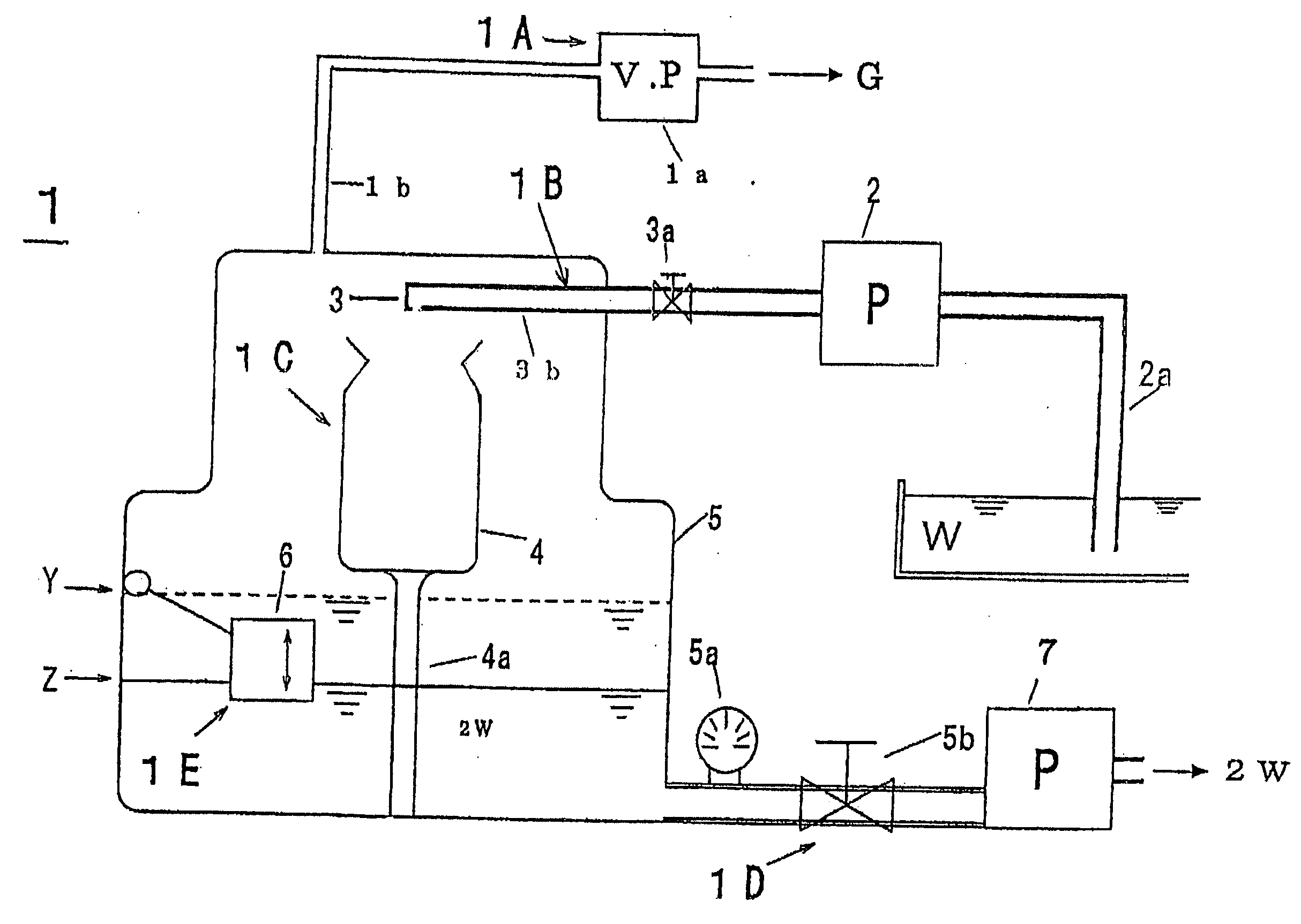 Method, device, and system for controlling dissolved amount of gas